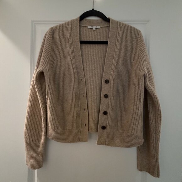 Madewell SoftWool Button-Front Cardigan Medium - Picture 3 of 8